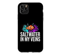 Custodia per iPhone 11 Pro Max Reef Tank Aquarist Saltwater In My Veins