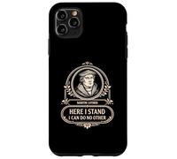 Custodia per iPhone 11 Pro Max Reformed Theology Martin Lutero Here I Stand Citazione