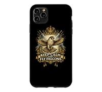 Custodia per iPhone 11 Pro Max Regalo per gli amanti della falconeria Keep Calm and Fly