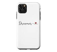 Custodia per iPhone 11 Pro Max Regalo tipografico a forma di cuore sognatore