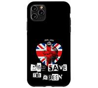 Custodia per iPhone 11 Pro Max Regina Elisabetta II Dio salvi la regina Punk Memoriam Love