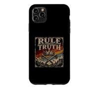 Custodia per iPhone 11 Pro Max Regola attraverso la verità Asse incrociate Vintage