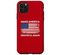 Custodia per iPhone 11 Pro Max Rendi l'America Grateful Again Ringraziamento Funny Patriotic USA