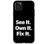 Custodia per iPhone 11 Pro Max Responsabilità della sicurezza sul posto di lavoro | Campagna Cultura proattiva