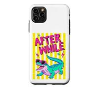 Custodia per iPhone 11 Pro Max Retro Alligator Occhiali Da Sole Dopo Mentre
