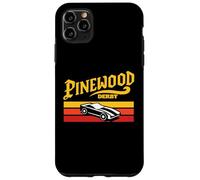 Custodia per iPhone 11 Pro Max Retro Eighties Pinewood Derby Cub Scouts 80's Sunset Vibe