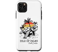 Custodia per iPhone 11 Pro Max Retro Isola delle Palme Sea Turtle Preservation S.C. Loggerhead