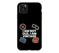 Custodia per iPhone 11 Pro Max Retro Nostalgia I Am Not Old I Am Vintage