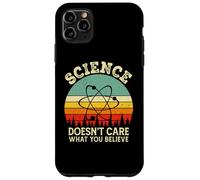Custodia per iPhone 11 Pro Max Retro Physic Chemistry Science doesn't care what you believe