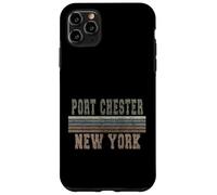 Custodia per iPhone 11 Pro Max Retro Port Chester New York