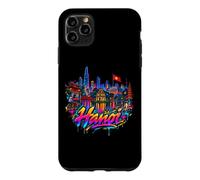 Custodia per iPhone 11 Pro Max Ricordo dell'orizzonte della città di Hanoi - Graffiti