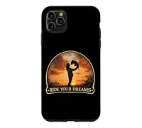 Custodia per iPhone 11 Pro Max Ride Your Dreams Hobby Horsing - Cavallo a forma di ragazza