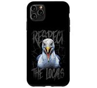 Custodia per iPhone 11 Pro Max Rispetta la gente del posto Divertente Seagull Seaside
