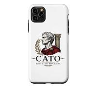 Custodia per iPhone 11 Pro Max Ritratto del senatore stoico di Catone il Giovane Roma Antica