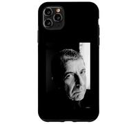 Custodia per iPhone 11 Pro Max Ritratto di Leonard Cohen di Hallelujah Cantautore di AJ Barratt