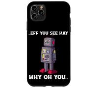 Custodia per iPhone 11 Pro Max Robot divertente Malfunzionamento Tech Nerd Science Robotics