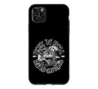 Custodia per iPhone 11 Pro Max Rock N Roll Raised On Riffs Punk Metal Guitar Energy
