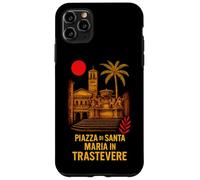 Custodia per iPhone 11 Pro Max Roma Piazza di Santa Maria in Trastevere Quartieri Romani