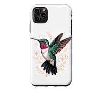 Custodia per iPhone 11 Pro Max Ruby-Throated Hummingbird Garden Bird Birder