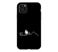 Custodia per iPhone 11 Pro Max Run Mountain Line Art