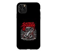 Custodia per iPhone 11 Pro Max Sacro Cobra Serpente Tempio Heavymetal Viper