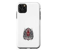 Custodia per iPhone 11 Pro Max Sacro Cuore Bruciante Con Misericordia Croce Gotica