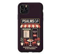 Custodia per iPhone 11 Pro Max Salmi cristiani Caffè Fede Caffè Scrittura Preghiera