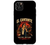 Custodia per iPhone 11 Pro Max Salsa El Cantante Mode Retro Latino Dance Musica