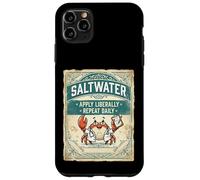 Custodia per iPhone 11 Pro Max Saltwater Doctor Crab Ocean Vintage Design