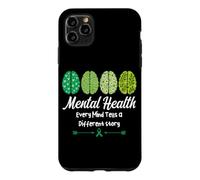 Custodia per iPhone 11 Pro Max Salute mentale Ogni mente racconta una storia diversa Positività