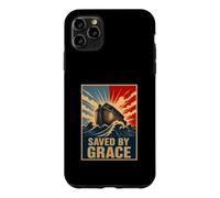 Custodia per iPhone 11 Pro Max Salvato da Grazia Noè Arca Bibbia Cristiana Fede