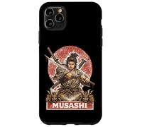 Custodia per iPhone 11 Pro Max Samurai Guerriero Musashi, Giapponese Sword Fighter