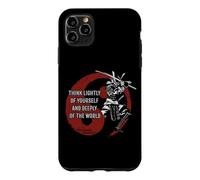 Custodia per iPhone 11 Pro Max Samurai Miyamoto Musashi Saggezza Ronin