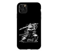 Custodia per iPhone 11 Pro Max Samurai Power Slash Guerriero inginocchiato