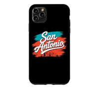 Custodia per iPhone 11 Pro Max San Antonio Classic Vintage Retro Men Women Kid