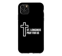 Custodia per iPhone 11 Pro Max San Longino prega per noi patrono cattolico Santa Croce