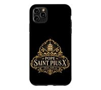 Custodia per iPhone 11 Pro Max San Pio X Papa Cattolico Santa Messa Latina Tradizionale