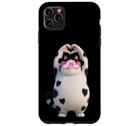 Custodia per iPhone 11 Pro Max San Valentino Rosso Amore Cuore Carino V-day Uomini Donne Ragazze ragazzi