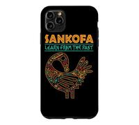 Custodia per iPhone 11 Pro Max Sankofa African Heritage Akan Simbolo Impara dal Passato