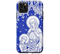 Custodia per iPhone 11 Pro Max Santa Anna Maria Patrona dei Bambini Madri Cattolica