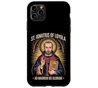 Custodia per iPhone 11 Pro Max Sant'Ignazio di Loyola Ad Maiorem Dei Gloriam Gesuita Cattolico