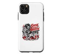 Custodia per iPhone 11 Pro Max Santuario contro l'ombra Oni Samurai Epic Anime