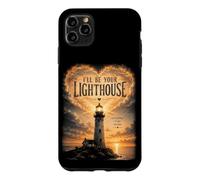 Custodia per iPhone 11 Pro Max Sarò il tuo faro che ti guida a casa Amore romantico