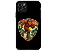 Custodia per iPhone 11 Pro Max Sasquatch Rollerblading Big-foot Shaka Roller Blade Amante