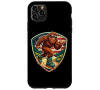 Custodia per iPhone 11 Pro Max Sasquatch Rollerblading Big-foot Shaka Roller Blade americano