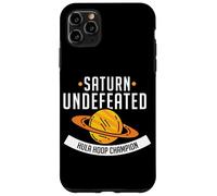 Custodia per iPhone 11 Pro Max Saturno Undefeated Hula-Hoop Champion Sport Citazione Space-out