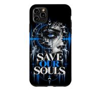 Custodia per iPhone 11 Pro Max Save Our Souls - Abbigliamento tecnico in stile techno