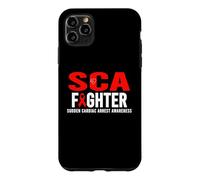 Custodia per iPhone 11 Pro Max SCA Awareness Fighter - Consapevolezza improvvisa dell'arresto cardiaco