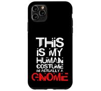 Custodia per iPhone 11 Pro Max Scary Gnome Halloween Costume Scary Garden Cute Gnome Gift