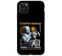 Custodia per iPhone 11 Pro Max Sci Fi Creative Synergy AI Umani Innovare Insieme